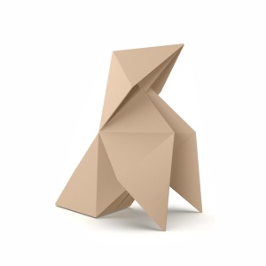 Decoratiune/ Statueta exterior sau interior ORIGAMI TORI, mat