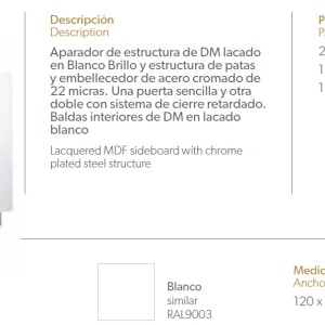 Dulap elegant design LUX Parma AC-CP1302-F - Img 2