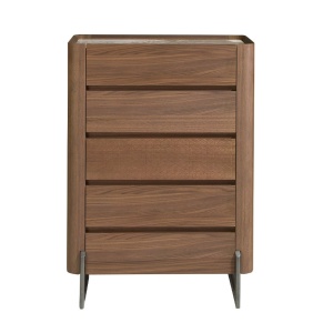 Dulapior 5 sertare deosebit design LUX Walnut-Marble - Img 7