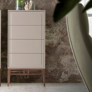 Dulapior elegant cu 4 sertare, design modern Platin AC-CP1709-A