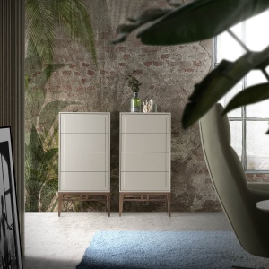Dulapior elegant cu 4 sertare, design modern Platin AC-CP1709-A - Img 6