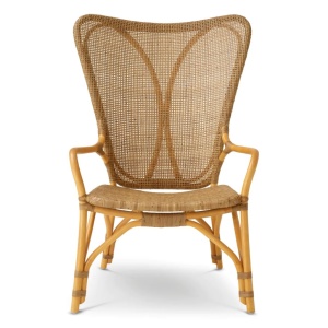 Fotoliu din ratan design LUX, Colony natur honey - Img 3