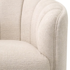 Fotoliu modern design LUX Agostino, Nuoro beige - Img 7