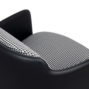 Fotoliu modern ultra confortabil Black-Gold - Img 4