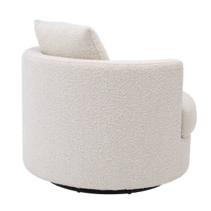 Fotoliu pivotant design elegant LUX Felix, crem 113960 HZ - Img 3