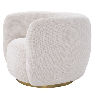 Fotoliu pivotant design elegant Roxy, lyssa off-white 115348 HZ - Img 4
