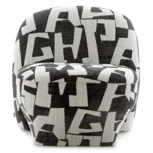 Fotoliu stil contemporan design LUX Lugo, Brooklyn black - Img 3