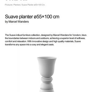 GHIVECI / JARDINIERA DE FLORI SUAVE 55x100cm Vondom - Img 5