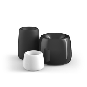 Ghiveci plante design decorativ modern exterior/interior Organic round 34×27cm - Img 3