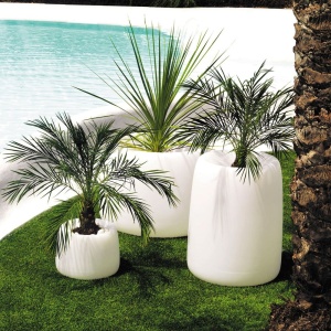 Ghiveci plante, flori design decorativ modern pentru amenajari interioare si exterioare, BLOW PLANTER 55018R Vondom