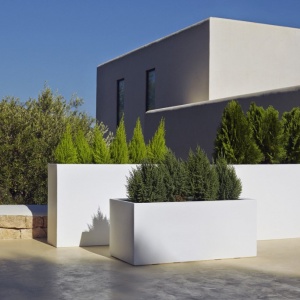 Jardiniera / Ghiveci plante design decorativ modern exterior / interior WALL 120x30x80cm - Img 2