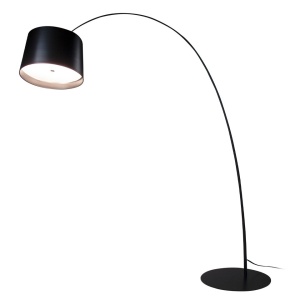 Lampa arcuita de podea eleganta design minimalist Black