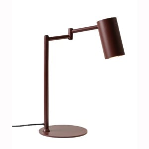 Lampa birou din metal cu brat articulat Bilbao visiniu