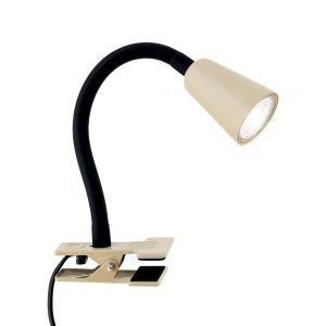 Lampa cu clema, flexibila cu spot GU10 DOTTY khaki