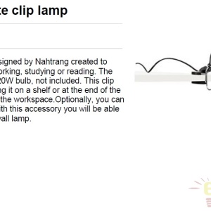 Lampa cu clips moderna STUDIO alb 51135 174803 universul-luminii.ro