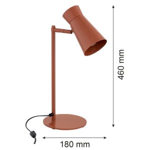 Lampa cu spot directionabil LORD 8873 teracota - Img 2