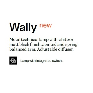 Lampa de birou cu brat articulat WALLY TL1 TOTAL WHITE 101083 universul-luminii.ro