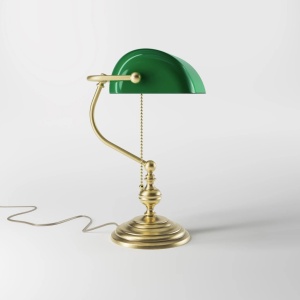 Lampa de birou din alama design clasic Banker - Img 3