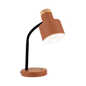 Lampa de birou Gili rosu coral