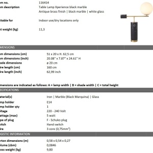 Lampa de masa design LUX Xperience negru 109433 universul-luminii.ro