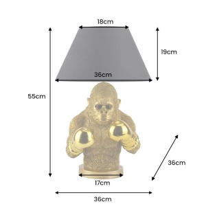 Lampa de masa KING APE 55cm - Img 5