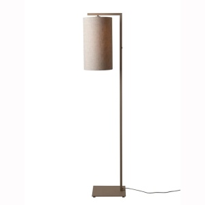 Lampa de podea Boston metal sand abajur in deschis
