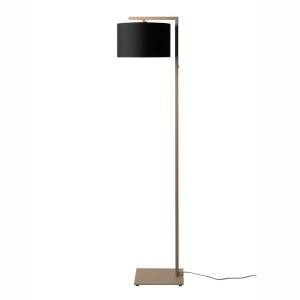 Lampa de podea Boston metal sand abajur negru