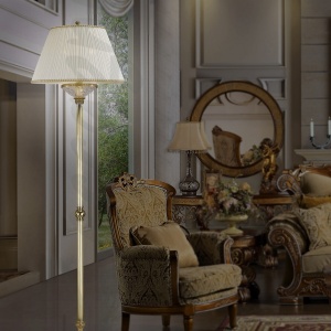 Lampa de podea clasica din alama design italian 6502 H-176cm 204493 universul-luminii.ro