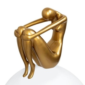 Lampa de podea decorativa cu design original Woman 35 auriu 160043 universul-luminii.ro