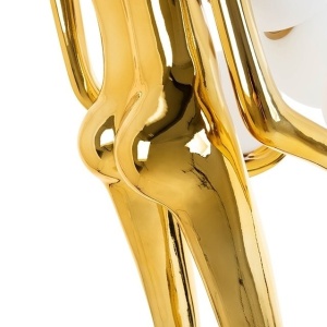 Lampa de podea decorativa cu design original Woman Premium auriu 238083 universul-luminii.ro