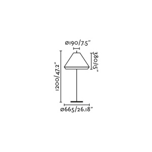 Lampa de podea iluminat exterior decorativ SAIGON 120/C70 gri/bej 217463 universul-luminii.ro