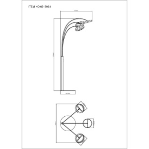 Lampa de podea LED CCT DELLA 621013 universul-luminii.ro