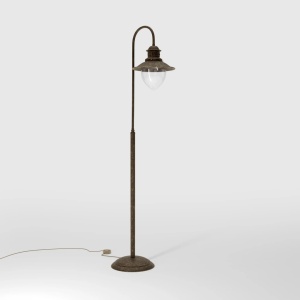 Lampa de podea stil nautic din alama si sticla Al Mare - Img 3