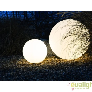 Lampa decorativa de exterior diam.60cm Globo alb 37273 HT 57213 universul-luminii.ro