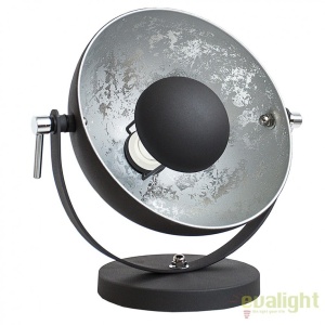 Lampa design retro diametru 40cm Studio negru/ argintiu A-37222 VC