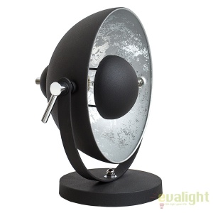 Lampa design retro diametru 40cm Studio negru/ argintiu A-37222 VC 68733 universul-luminii.ro