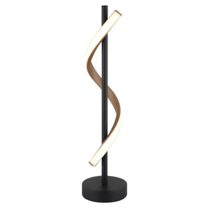 Lampa LED aluminiu cu efect de lemn WATKINS