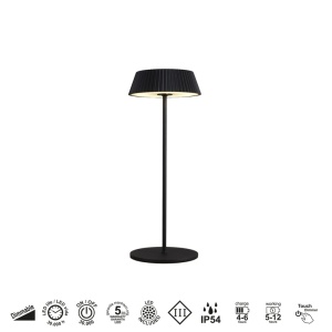 Lampa LED portabila IP54 Relax negru - Img 2