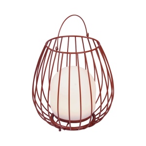 Lampa LED portabila pentru exterior solara cu baterii Jim To-Go rosu 115303 universul-luminii.ro
