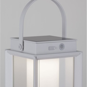 Lampa LED solara portabila iluminat exterior decorativ VERHAAL alba 222763 universul-luminii.ro