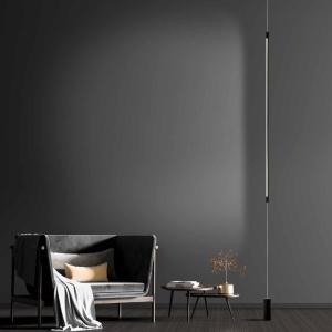 Lampa LED suspendata tip lampadar minimalist Fily negru 153513 universul-luminii.ro