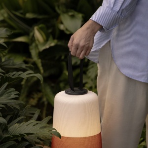 Lampa portabila exterior IP54 MUNA alb/orange - Img 3