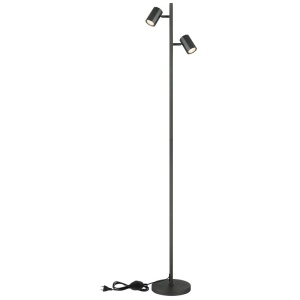 Lampadar cu 2 Spoturi directionabile JAMES gri 240153 universul-luminii.ro