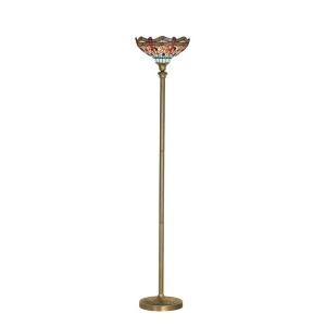 Lampadar cu sticla tiffany Dragonfly
