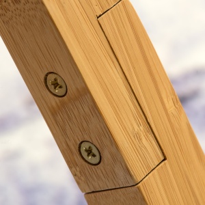 Lampadar cu trepied, realizat din materiale naturale, durabile si ecologice, Annapurna gri inchis 42623 universul-luminii.ro
