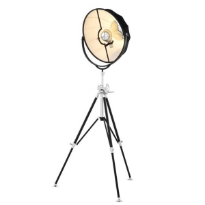 Lampadar cu trepied si abajur din tesatura Vertigo 110509 HZ