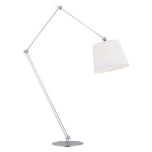 Lampadar de podea modern reglabil ZAKYNTOS BIS alb - Img 1