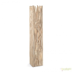 Lampadar design deosebit din lemn natur DRIFTWOOD PT2 180946