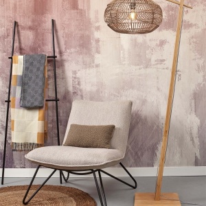 Lampadar eco din bambus cu ratan Madeira nat/48cm, nat 213343 universul-luminii.ro