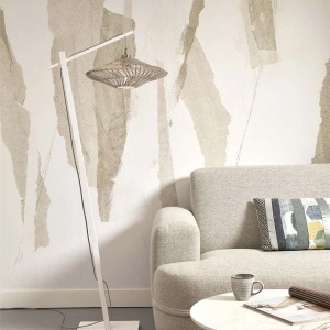 Lampadar eco din bambus cu ratan Zanzibar S white/40cm, white 213873 universul-luminii.ro